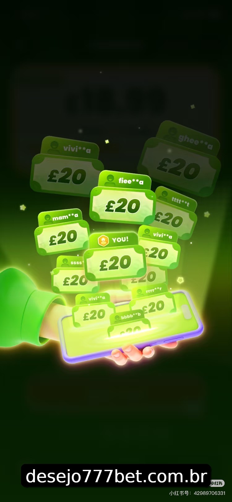 Interface do App desejo777